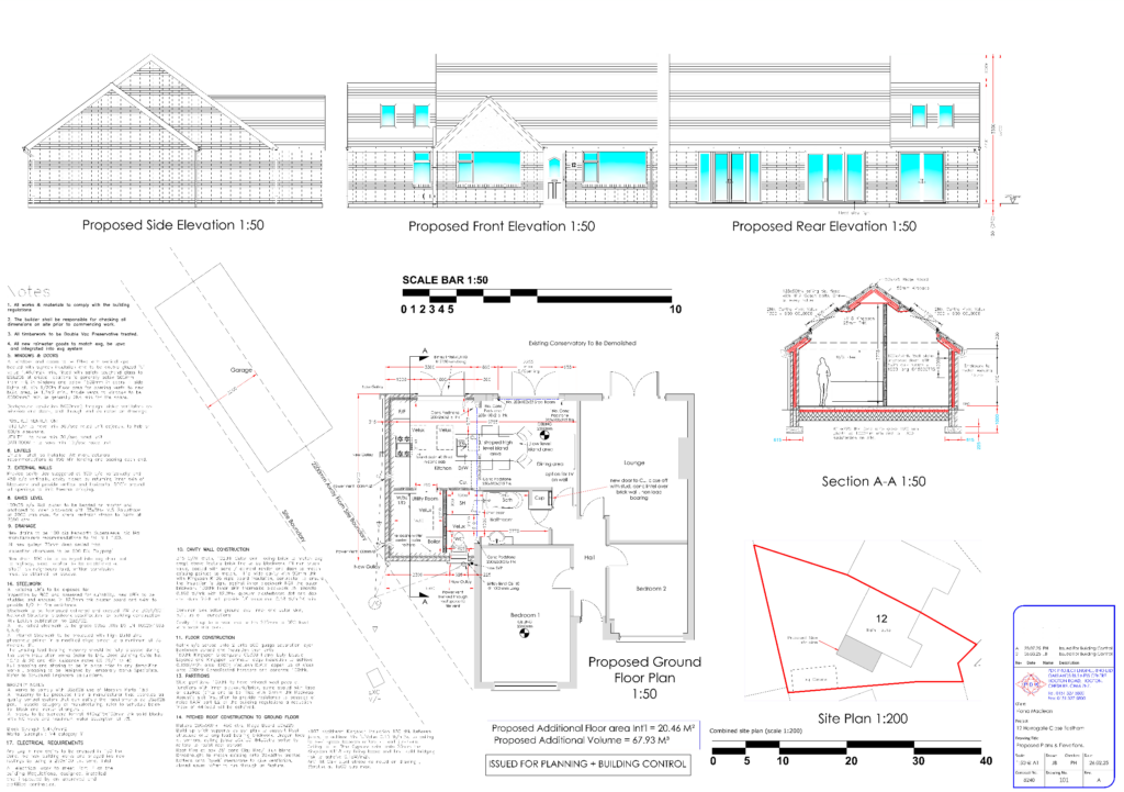 12 harrogate close proposed plans