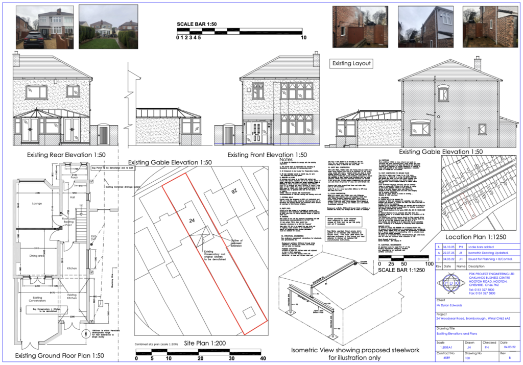 24 woodyear road existing plans