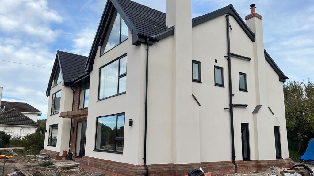 cottage drive after side