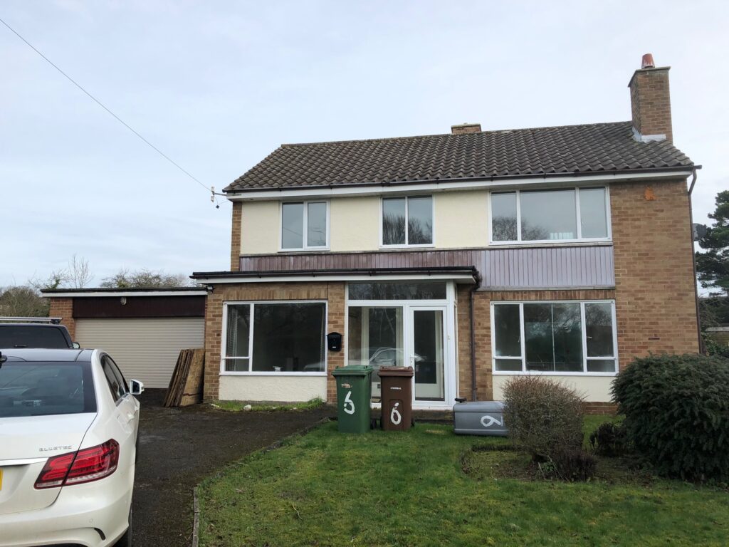 cottage drive before