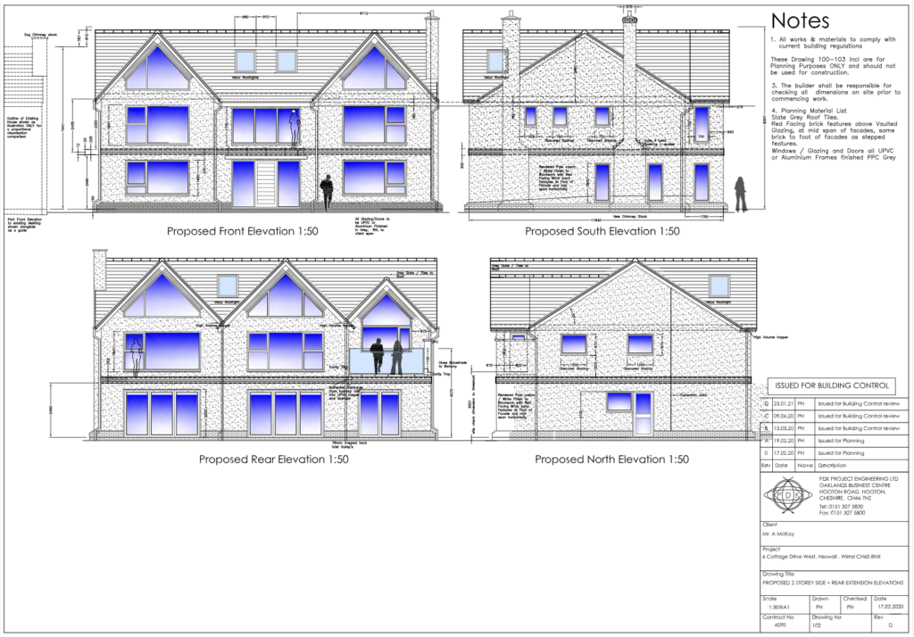 cottage drive after plans